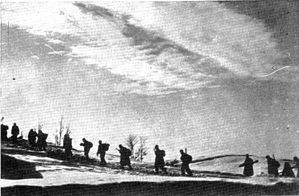 Slovene Partisans in winter 1942.