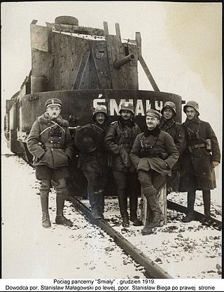 <span class="mw-page-title-main">Śmiały (armoured train)</span> Armoured train