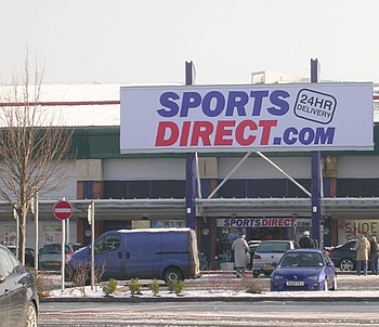 English: Sports Direct - Crown Point Retail Park