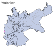 Sprachen deutsches reich 1900 wallonisch