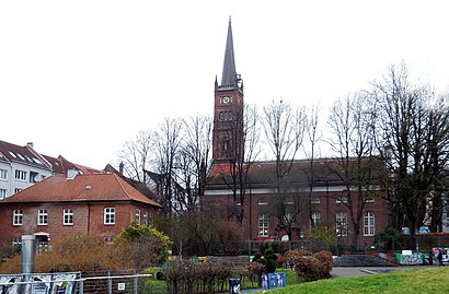 So kommt man zu der St. pauli Kirche mit den Öffentlichen - Mehr zum Ort Hier