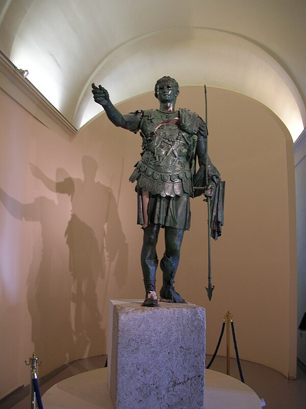 Bronze statue of her husband Germanicus, from Amelia, Umbria