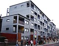Hábitat modular prefabricado, Londres, 2005. Tipología muy utilizada desde los años 1970.