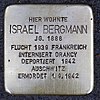 Stolperstein Uhlandstr. 38 Bergmann Israel