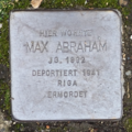 Stolperstein für Max Abraham (Klarengrundstraße 2)