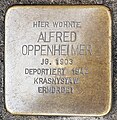 Stolperstein Alfred Oppenheimer