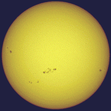 La rotazione del Sole. NASA