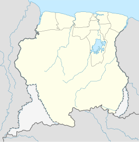 Paramaribo xəritədə