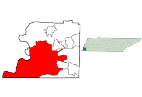 Poziția localității Memphis