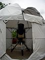 teleskopo MEADE LX200 de 30 cm kun portebla kupolo