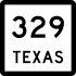 State Highway 329 marker 