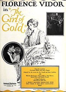 <i>The Girl of Gold</i> 1925 film