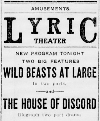 <i>The House of Discord</i> 1913 American film