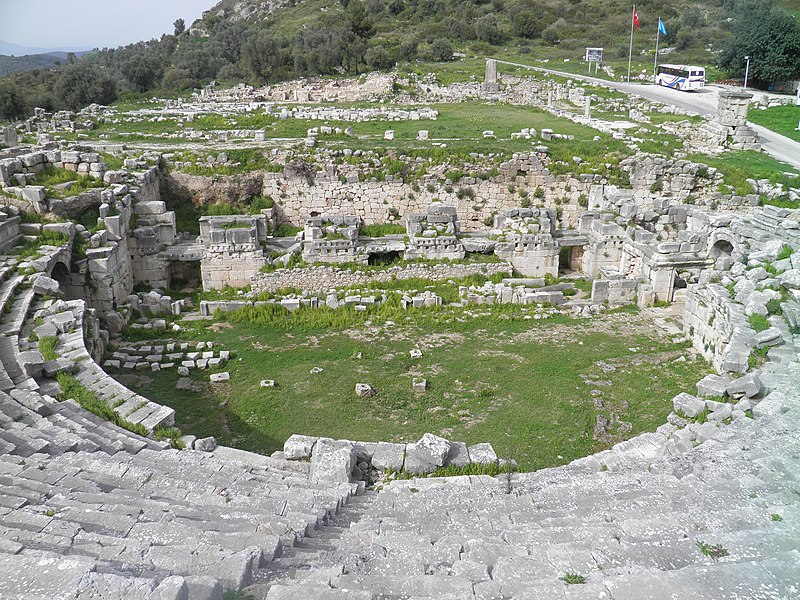 File:The Roman theatre, built in the mid-2nd century AD, Xanthos, Lycia, Turkey (8825117540).jpg