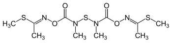 Structural formula of thiodicarb