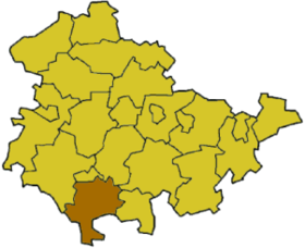 Landkreis Hildburghausen i Thüringen
