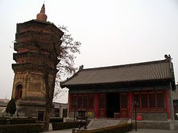 Die Tianning-tempel in Anyang.
