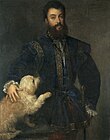 『フェデリコ2世・ゴンザーガの肖像』 1529年頃 プラド美術館