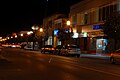 Rue Main en fin de soirée