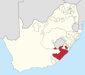 Transkei in South Africa.svg