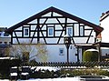 Half-timbered barn