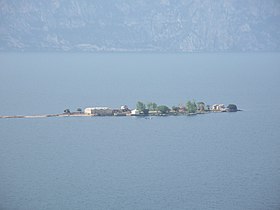 Vista de la isla.