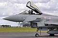 Carenatura del radar di un Typhoon EF2000 della Royal Air Force.