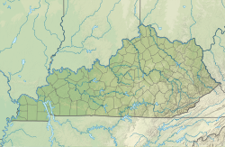 USA Kentucky relief location map.svg