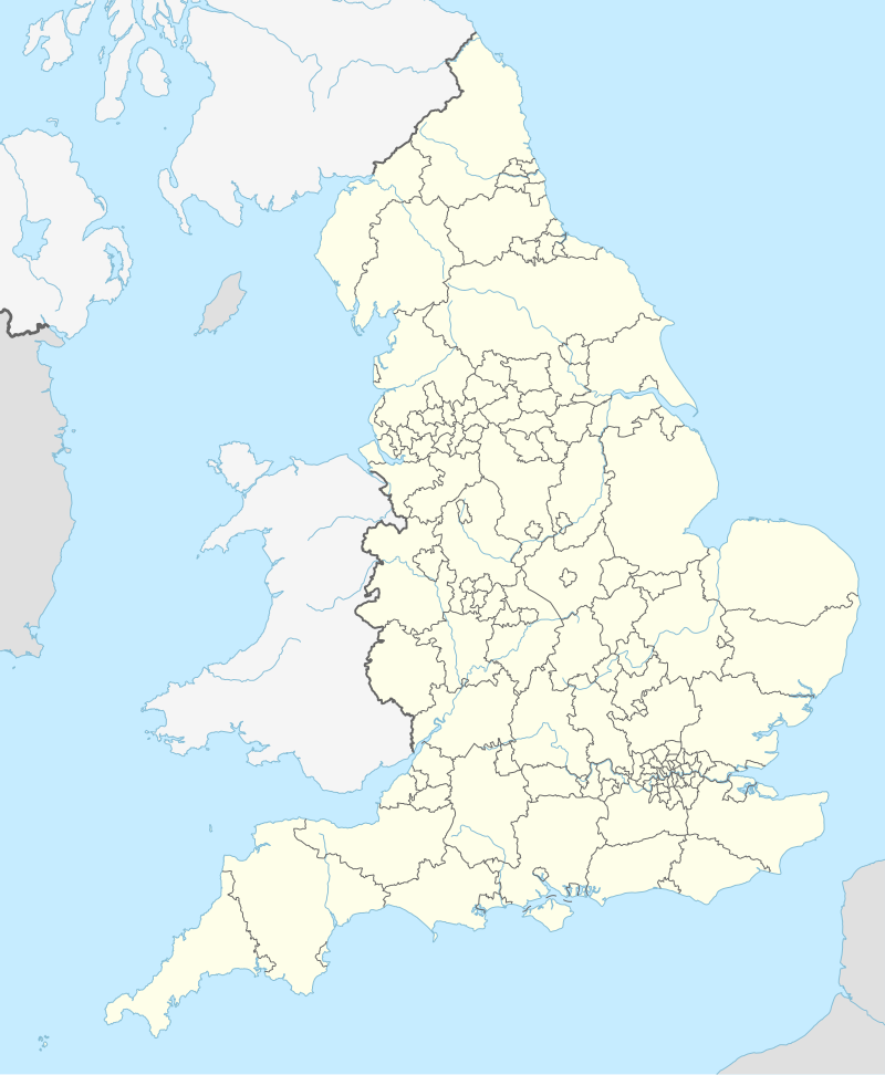 Map of England pinpointing key locations in the life of Thomas Paget.