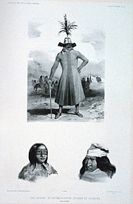 Chef de guerre tehuelche (Dumont d'Urville, 1842)