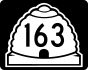 State Route 163 Markierung