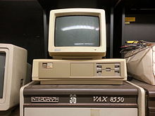 VAX 8550 with a DEC Professional console VAX Console.jpg