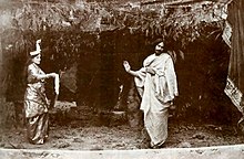 Rabindranath Tagore and Indira Devi in Valmiki-Pratibha, 1881