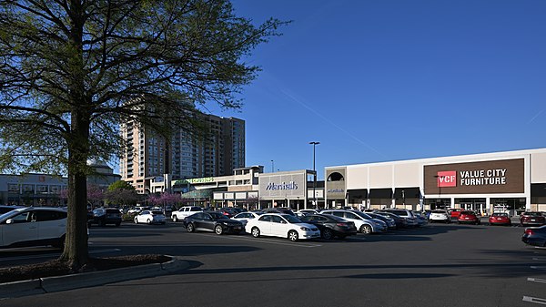 Marshalls and Value City Furniture at Montrose Crossing shopping center