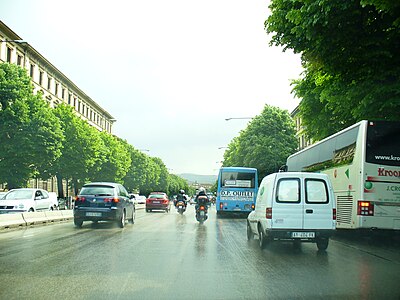 Avenue Spartaco Lavagnini à Florence.