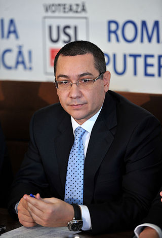 <span class="mw-page-title-main">Victor Ponta</span> Prime Minister of Romania between 2012 and 2015