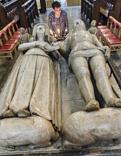 Monument of Thomas de Beauchamp and Katherine Mortimer in St Mary's Church, Warwick Warwick, St Mary's church, Thomas Beauchamp tomb (36753390475).jpg