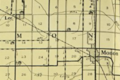 Monon Township map detail, 1920