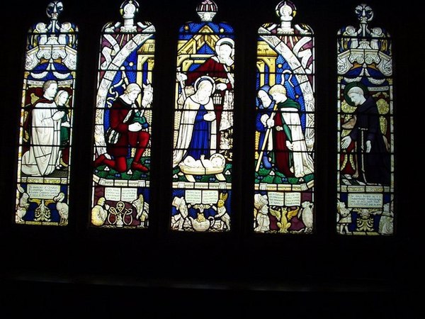 The Nativity window commemorating Lewis Carroll