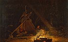 Camp Fire, 1877–1878, oil on canvas. Metropolitan Museum of Art