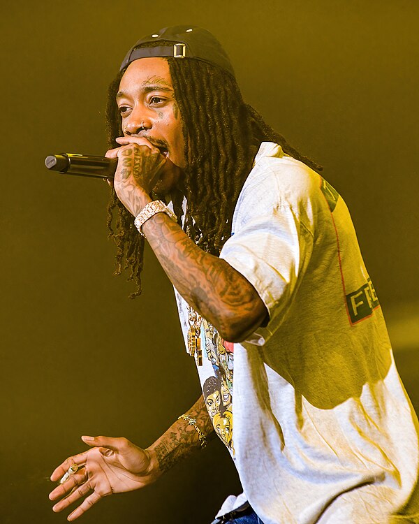 Wiz Khalifa performing in 2023