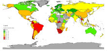 World Income Gini Map (2013).svg