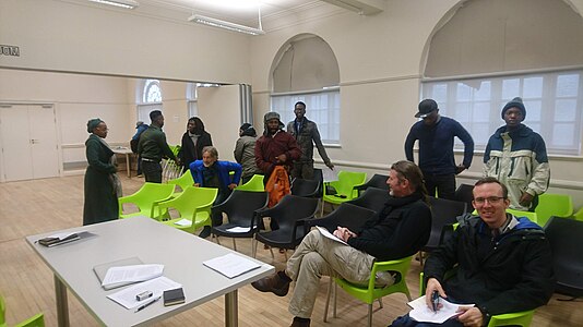 Wikimedia ZA co-organised and hosted a number of public awareness and outreach forums on the Amendment of the South African Copyright act such as this one organised with Re-Create ZA.