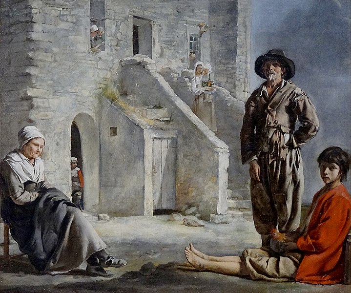 File:"Paysans devant leur maison", Louis Le Nain, vers 1641-1642. Museum of Fine Arts, San Francisco. (36125675741).jpg