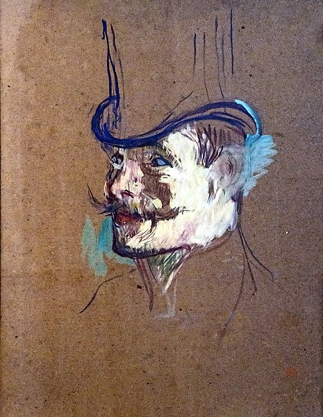 File:(Albi) Au Moulin-Rouge. Portrait de Monsieur Warner 1892 - Toulouse-Lautrec - MTL.144.jpg