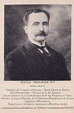 Vignette pour Émile Delmas (homme politique, 1885-1948)