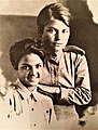 舍斯托帕洛夫與女友莎婭拉（1945年/1946年）