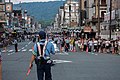 祇園祭時の祇園四条から望む祇園商店街