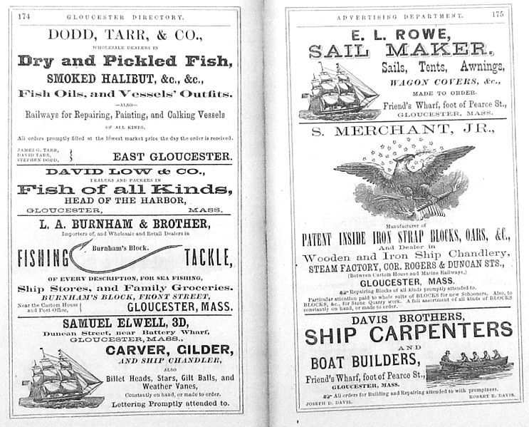 File:1869 ads GloucesterDirectory MA p174.jpg