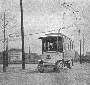 Oberleitungsomnibus der Gemeinde Steglitz
